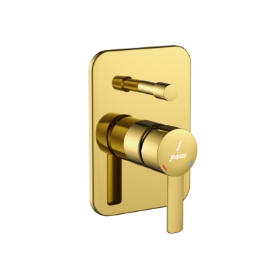 الصورة: Exposed Part Kit of Single Lever In-wall Diverter  - Gold Bright PVD