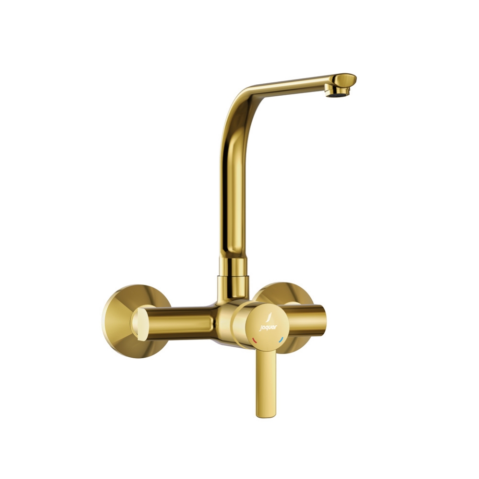 صورة Single Lever Sink Mixer - Gold Bright PVD