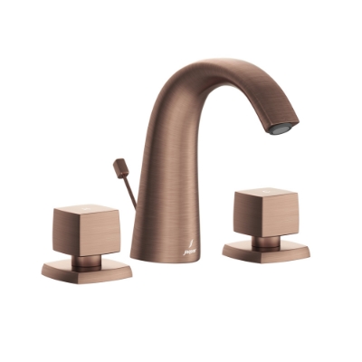 Picture of Misturadora de Lavatório 3 Furos com Válvula Pop up - Cobre Envelhecido