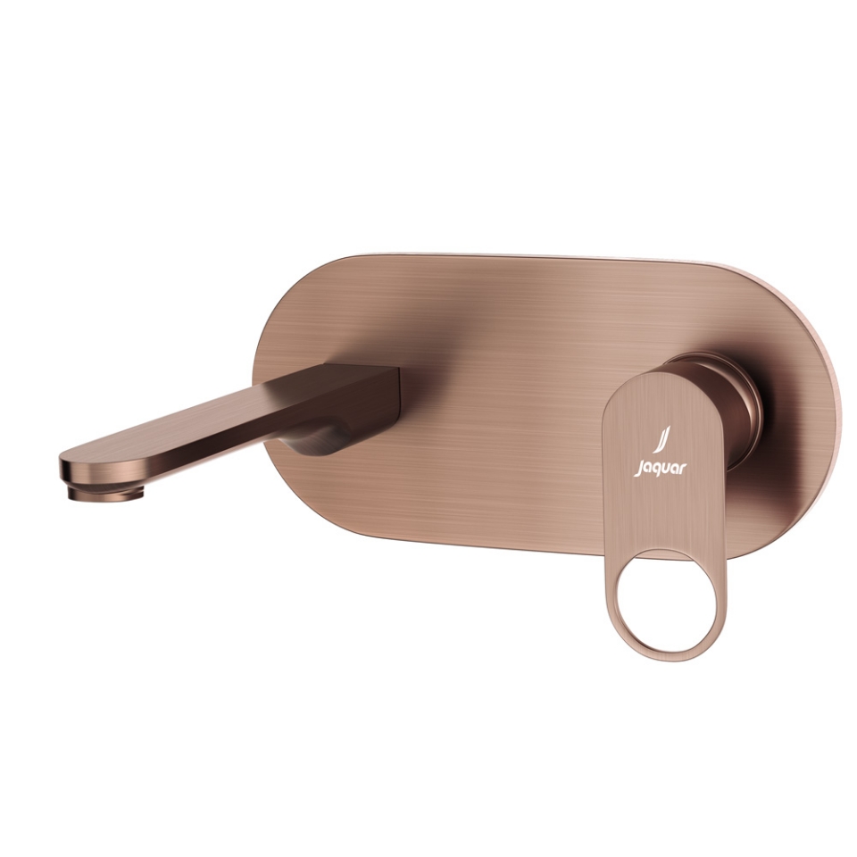 Picture of Elemento Exterior de Monocomando Manual de Parede Encastrável - Cobre Envelhecido