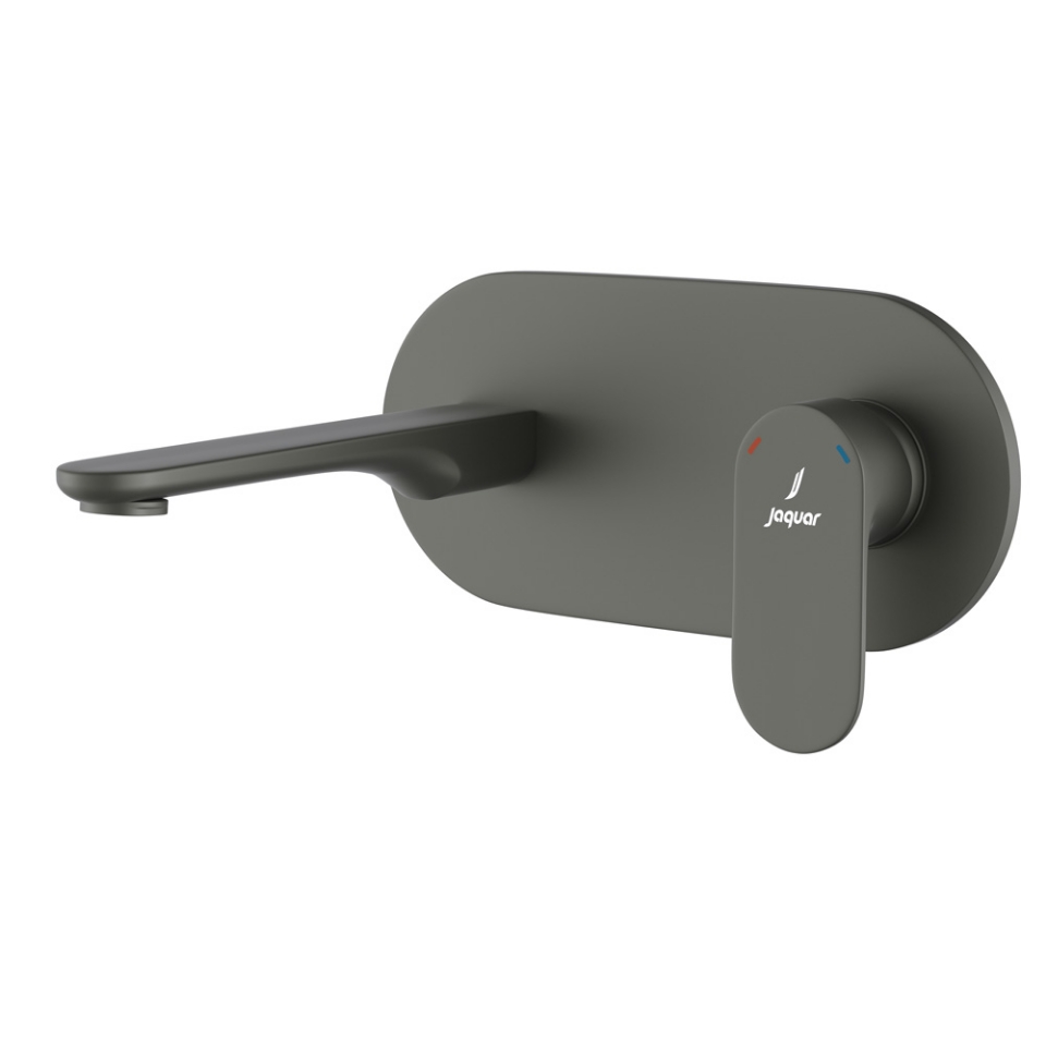 Picture of Elemento Exterior de Monocomando Manual de Parede Encastrável - Grafite