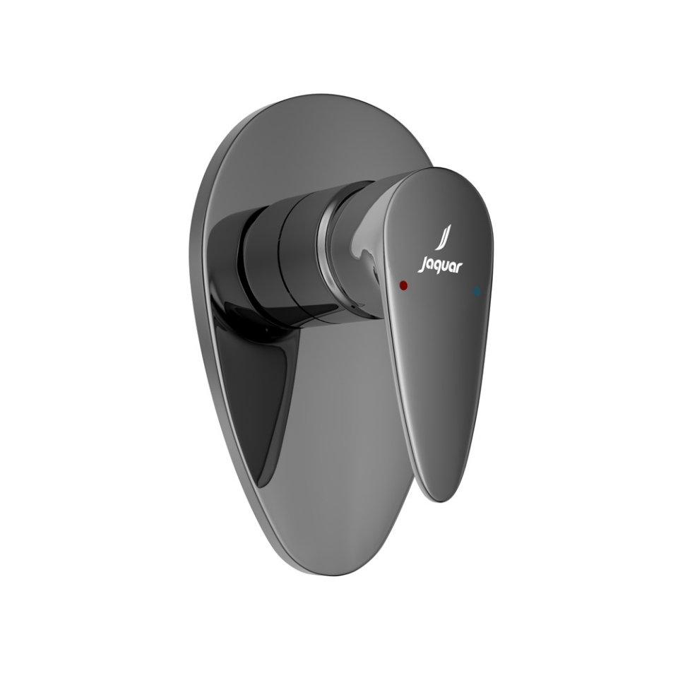 Picture of Kit de Elemento Exterior de Inversor Monocomando Manual Encastrável - Preto Cromado