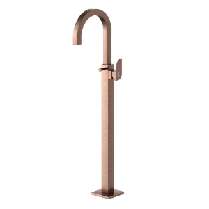 Picture of Parties exposées du mitigeur de bain monocommande monté au sol - Cuivre antique