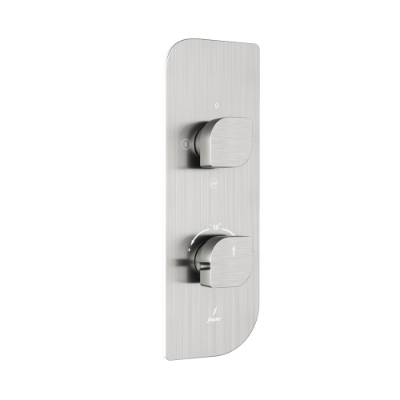 Picture of Mitigeur thermostatique de douche Aquamax avec inverseur 2 voies - Acier inoxydable