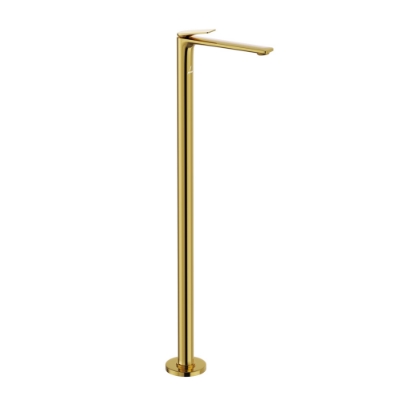 Picture of Floor Mounted Single Lever Basin Mixer - Gold Bright PVD