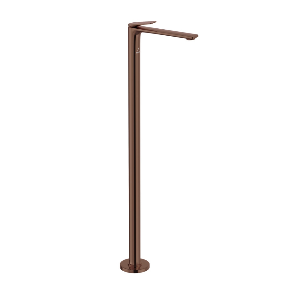 Picture of Floor Mounted Single Lever Basin Mixer - Blush Gold Bright PVD