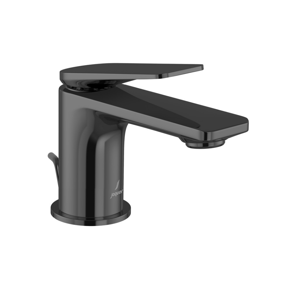 Picture of Single Lever Basin Mixer with Popup Waste - Black Chrome