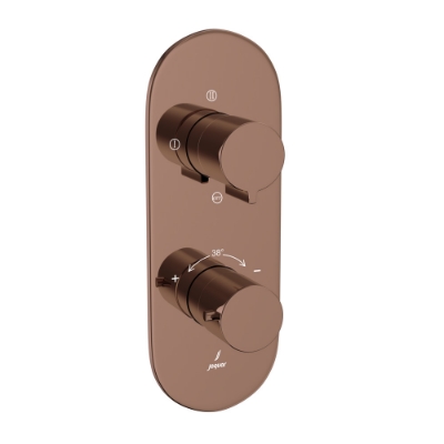 Picture of Aquamax Thermostatic Shower Mixer - Blush Gold PVD