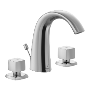 Picture of 3 Hole Basin Mixer with popup waste - Chrome