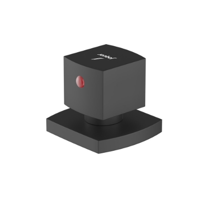 Picture of Deck Mounted Stop Valve Hot Only - Black Matt