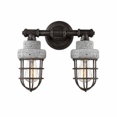 Picture of 2 Light cage type wall lamp