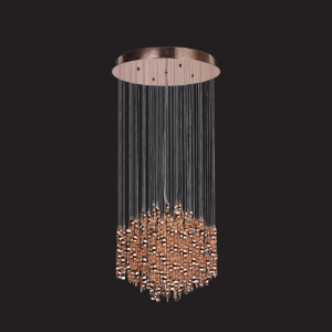Picture of Metal string Ceiling Light -  Rose Gold