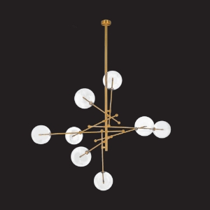 Picture of 8 Light Clear Glass Ceiling Light