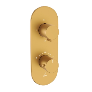 Picture of Aquamax Thermostatic Shower Mixer - Gold Matt PVD