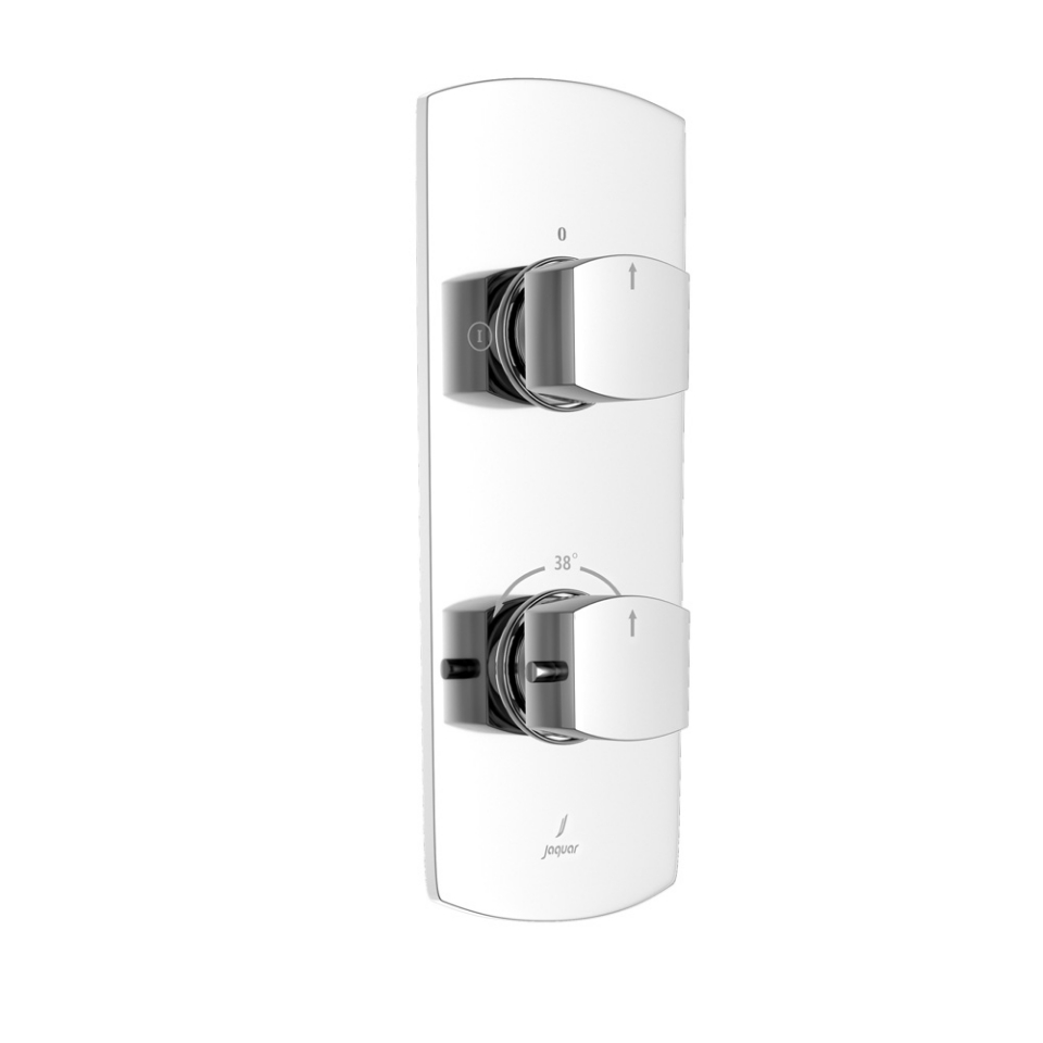 Picture of Kubix Prime Aquamax Exposed Part Kit of Thermostatic Shower Mixer with 2-way diverter - Chrome