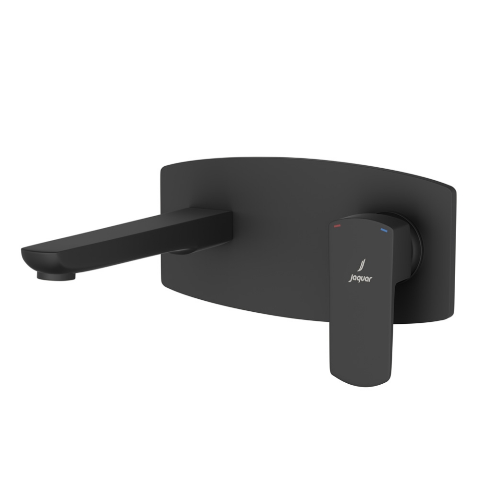 Picture of Exposed Parts of Single Lever Built-in In-wall Manual Valve - Black Matt