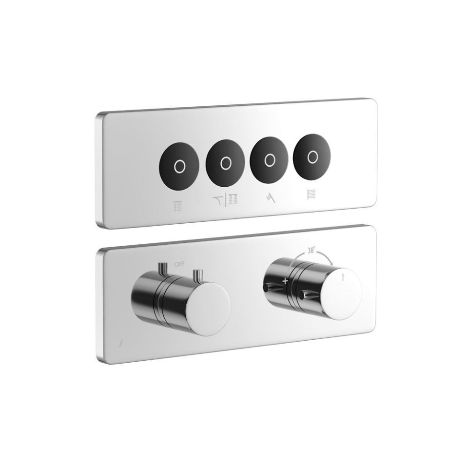 Picture of Exposed Part Kit of CLOUD Touch Shower System with 4 outlets