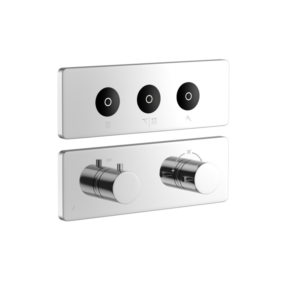 Picture of Exposed Part Kit of CLOUD Touch Shower System with 3 outlets