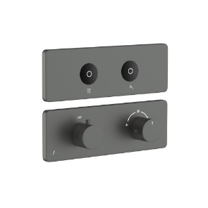 Picture of Exposed Part Kit of CLOUD Touch Shower System with 2 outlets - Graphite